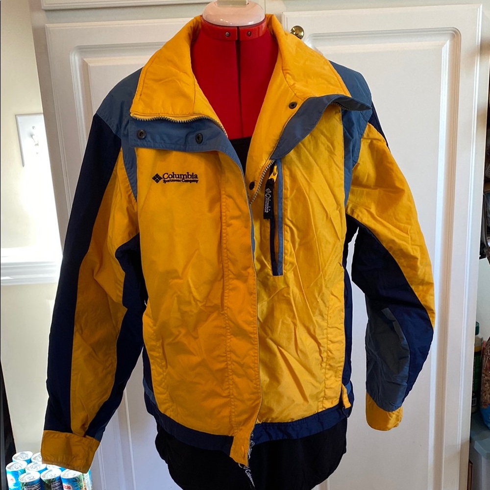 Columbia Yellow and Blue Jacket